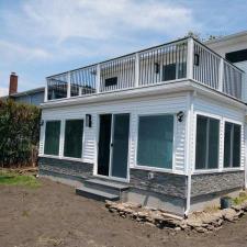 Extension, Sunroom, Siding, Stone, Windows, Deck and Patio Doors on 656 Miller Ave in Freeport, NY 0