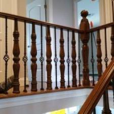 Make Stair Case Rails Child Safe Project in Bellmore, NY 2
