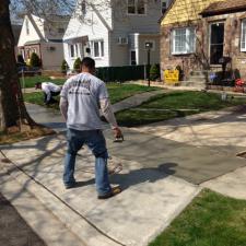 New Concrete Sidewalk and Walkway Project on John Street in Elmont, NY 5