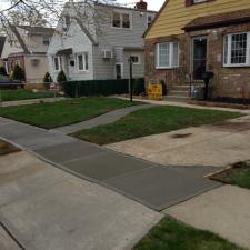 New Concrete Sidewalk and Walkway Project on John Street in Elmont, NY 6