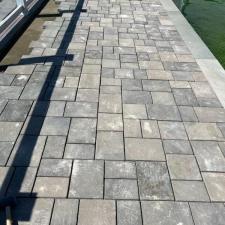 Cambridge Paver stones renovation in a backyard in Merrick Long Island 11