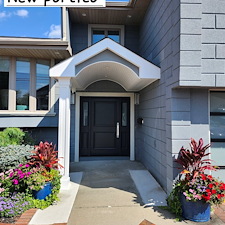 Created Beautiful New Canopies and Portico in a Home in South Merrick 5