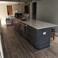 Kitchen and Custom wet bar in North Merrick, NY 2