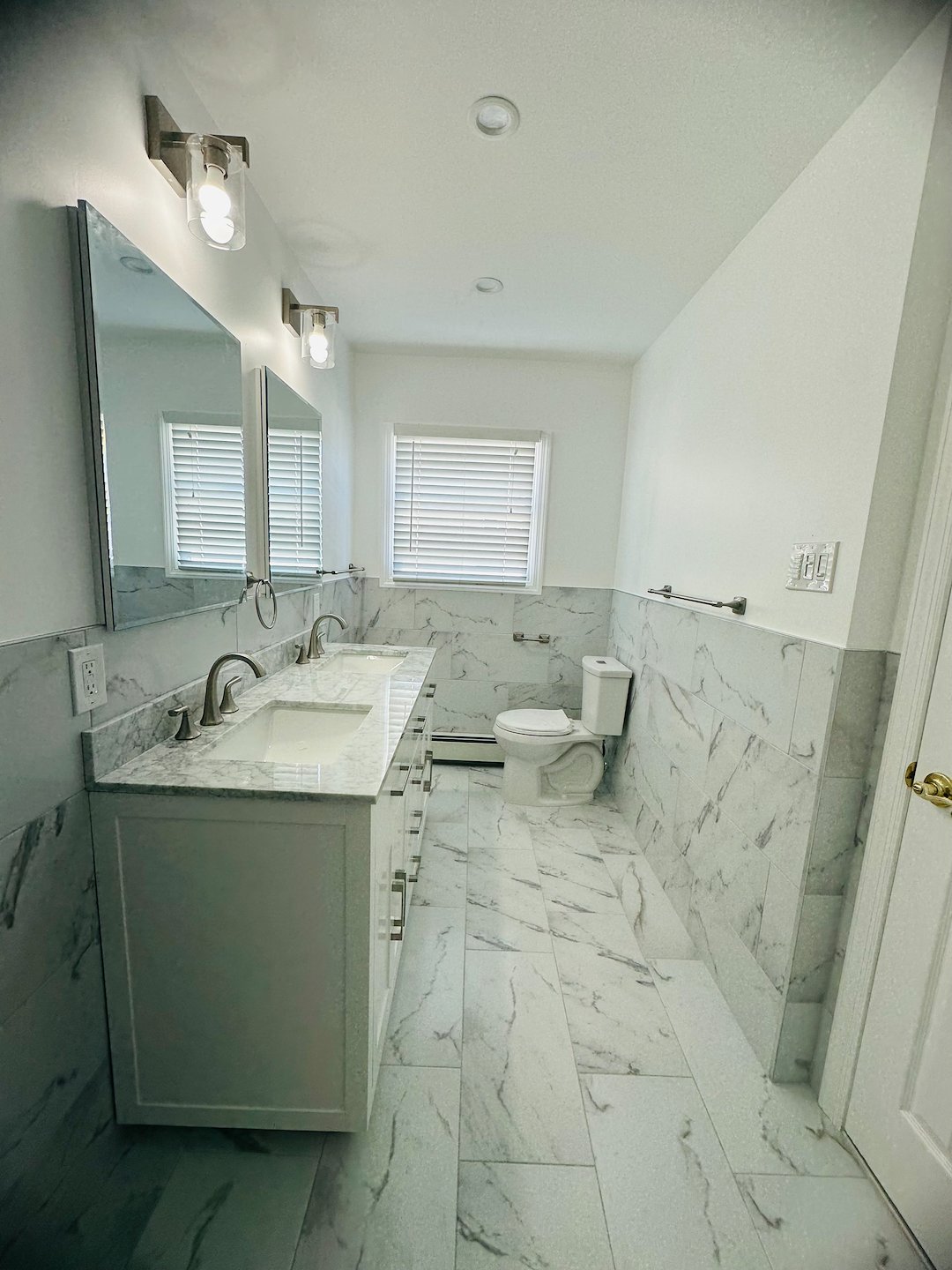 Two Complete Bathrooms in Merrick Long Island